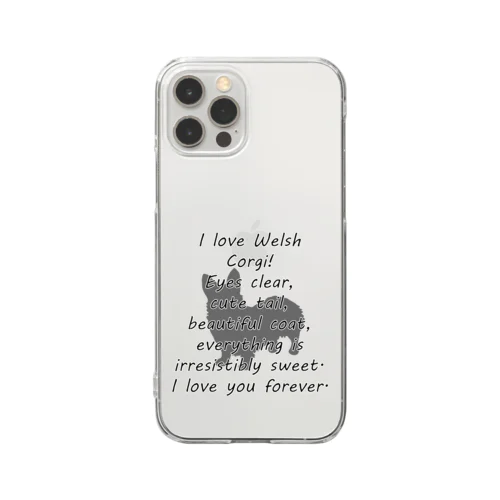 コーギー Clear Smartphone Case