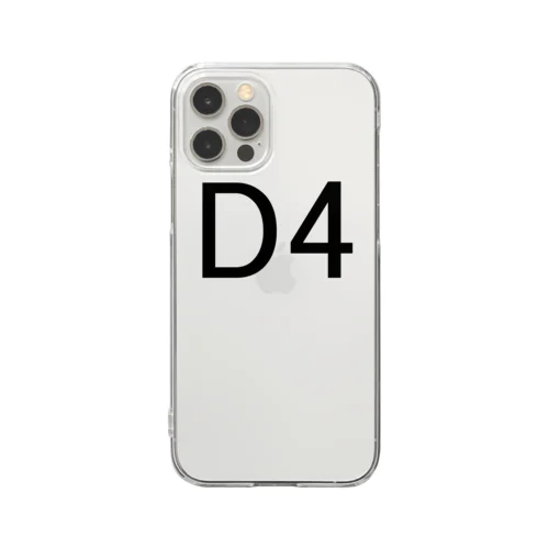 D4 クリアスマホケース