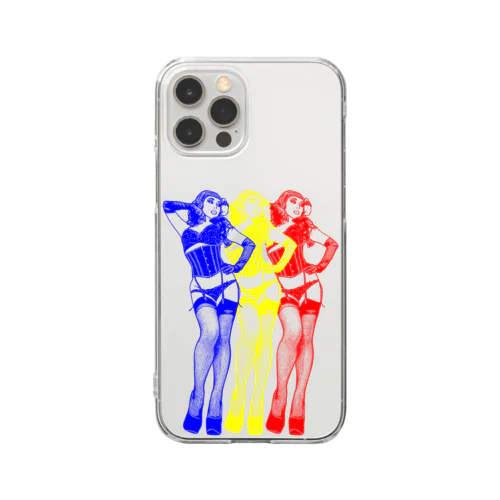 トリプル・ウノ（信号） Clear Smartphone Case