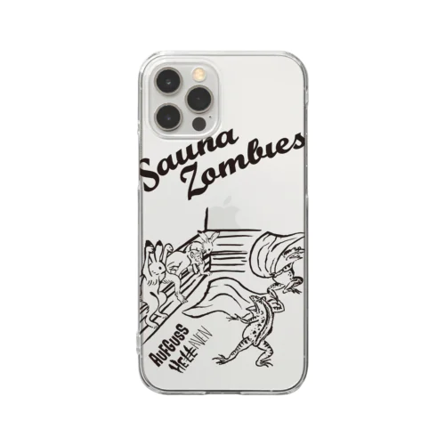 SAUNA ZOMBIES -アウフギーガ スマホケース - Clear Smartphone Case