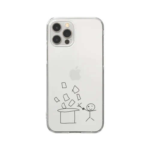 iphone12用ひもまじくんケース Clear Smartphone Case