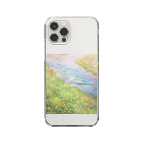 春の川 Clear Smartphone Case