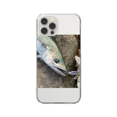 サゴシくん劇画 Clear Smartphone Case