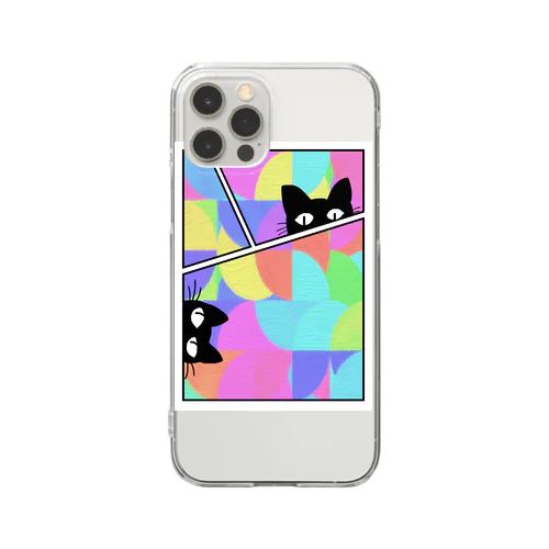 にゃんですか？ Clear Smartphone Case