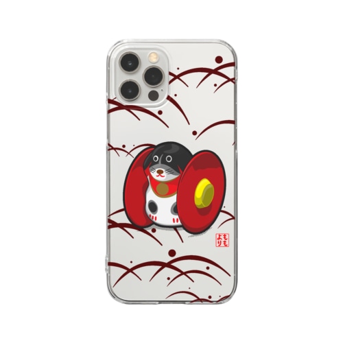 浜松張子人形の犬車 Clear Smartphone Case