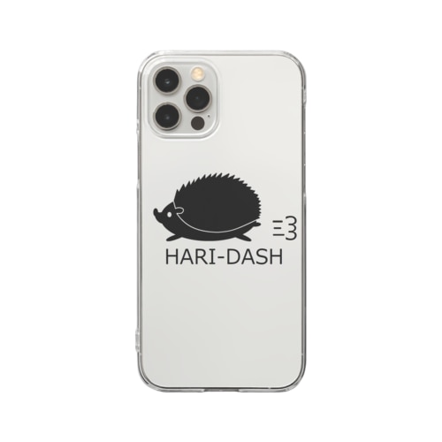 ハリネズミダッシュ Clear Smartphone Case