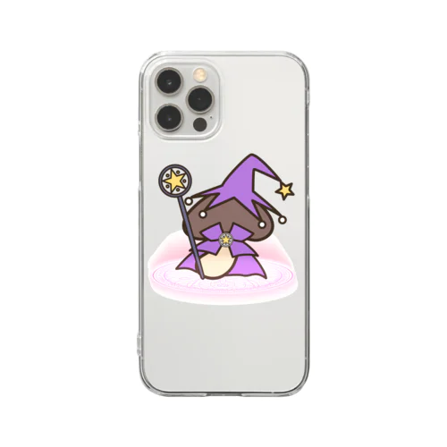 ほし☆しいたけ（パープル） Clear Smartphone Case