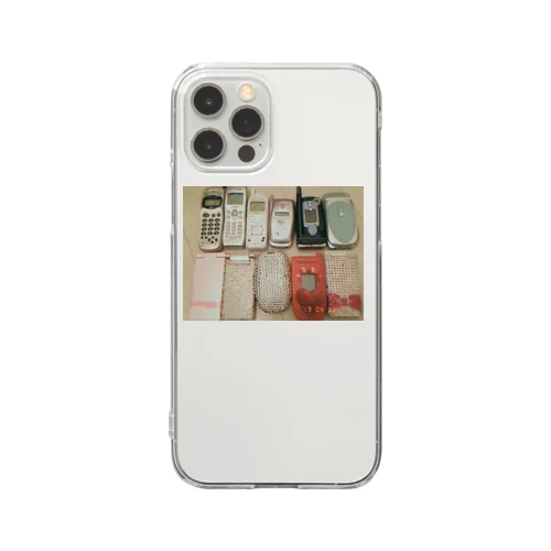 平成の思い出。「ガラケー」 Clear Smartphone Case