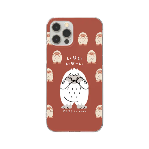 CT121　YETI is yeah*いないいないばぁ*bgC Clear Smartphone Case