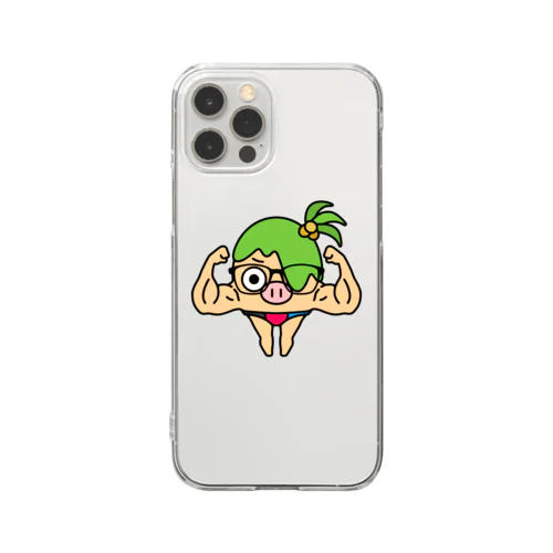 巨愛島〜びっくあいらんど〜　マスコットキャラクター　びあら Clear Smartphone Case