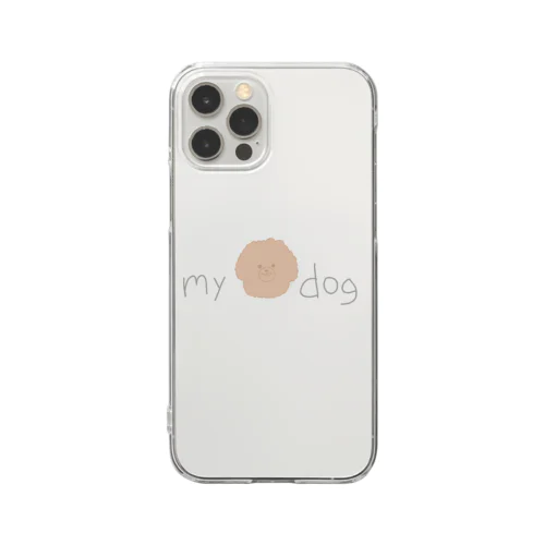 my dog(toypoodles) Clear Smartphone Case