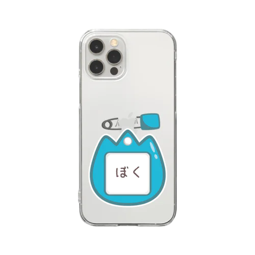 CT129 幼稚園バッチ・名札D*ぼく Clear Smartphone Case