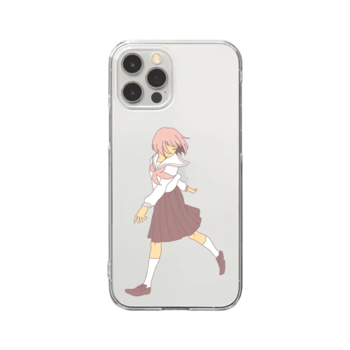 さくらダンス Clear Smartphone Case