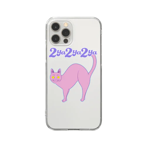 ニャゴス Clear Smartphone Case