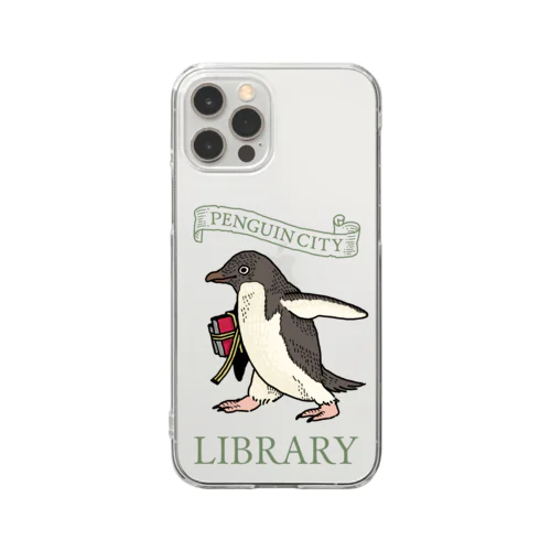 【数量限定】ペンギン市立図書館　専売品 Clear Smartphone Case