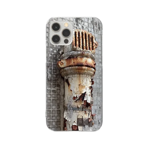 Black White Streets Clear Smartphone Case