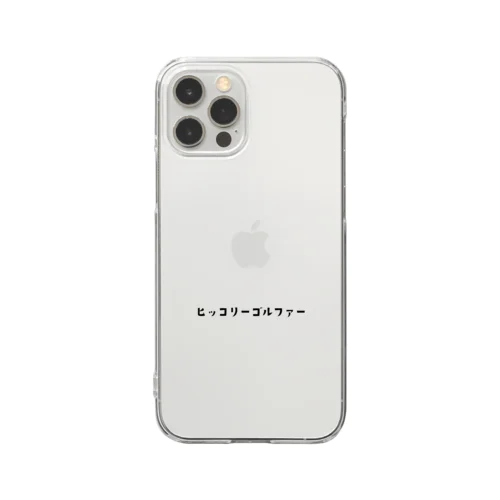ヒッコリーゴルファー Clear Smartphone Case