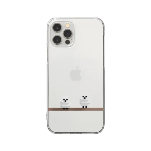 【カクカクあにまる】シマエナガ Clear Smartphone Case