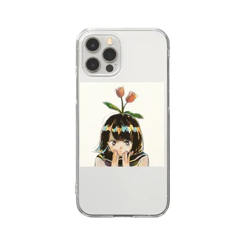 あほの花、咲く Clear Smartphone Case