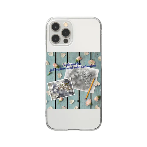 桜シリーズ2021 Clear Smartphone Case