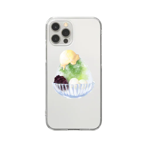 宇治金時かき氷 Clear Smartphone Case