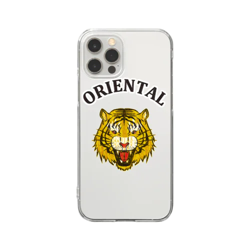 ORIENTAL　TIGER クリアスマホケース