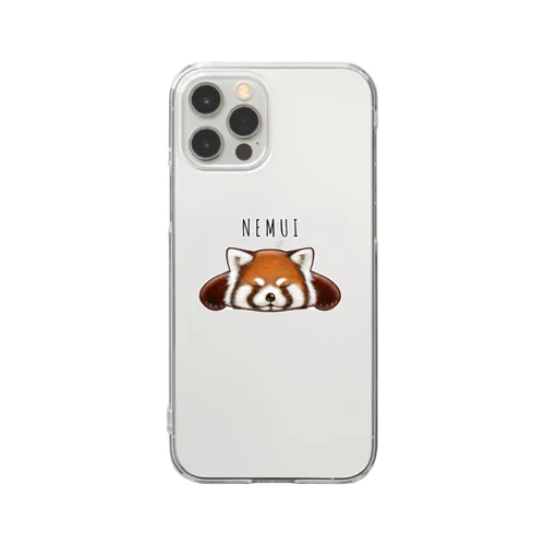 NEMUIレッサーパンダ Clear Smartphone Case