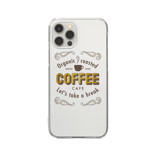 コーヒー カフェ Clear Smartphone Case