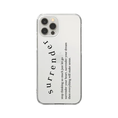 surrender（サレンダー） Clear Smartphone Case