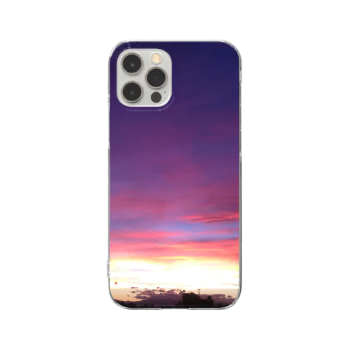 夕方の空 Clear Smartphone Case