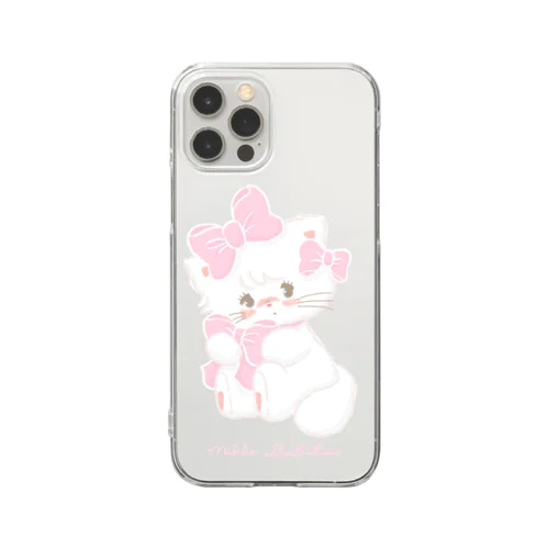 ribbon mousse Clear Smartphone Case