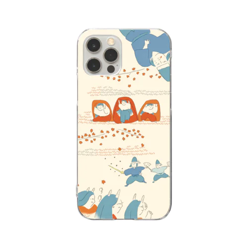 紅葉狩にて Clear Smartphone Case