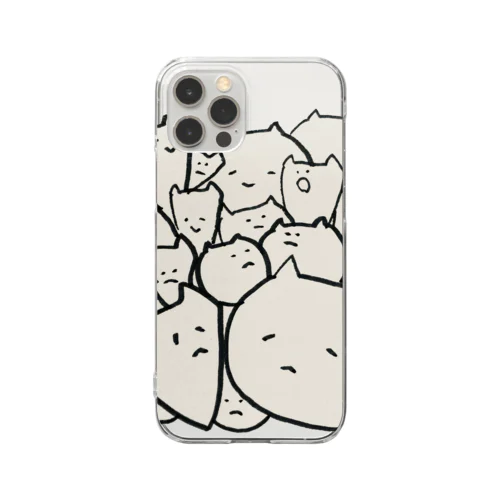 小動物とハイエナ Clear Smartphone Case