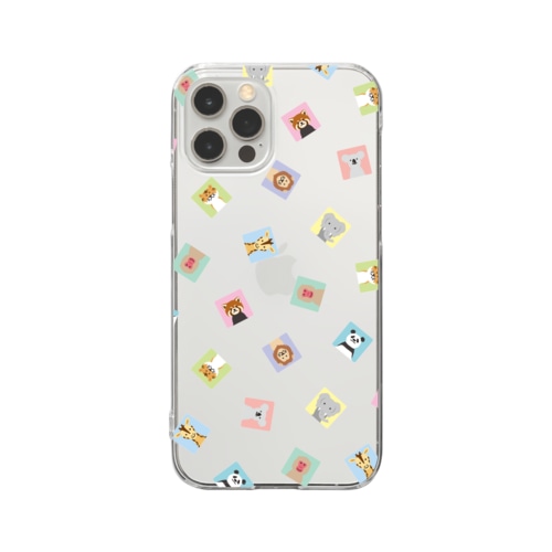 ゆるあに散らしちゃいました Clear Smartphone Case