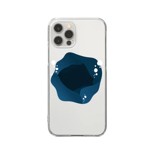 深海の穴 Clear Smartphone Case