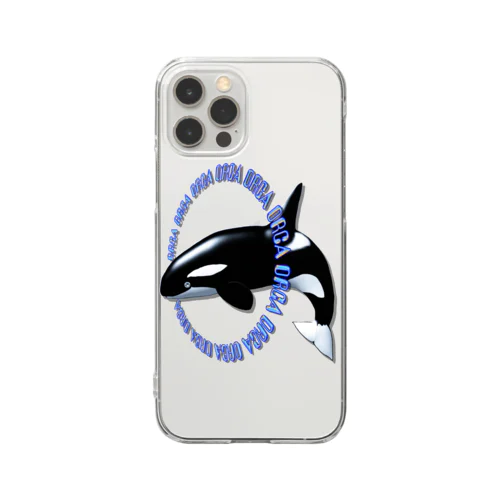 ORCA シャチ Clear Smartphone Case