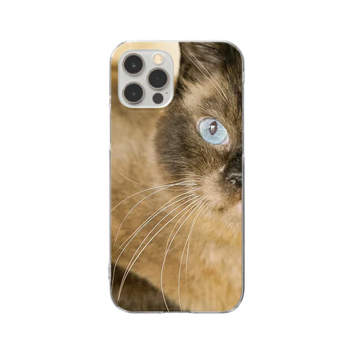 猫ちゃん Clear Smartphone Case