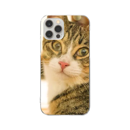 猫ちゃん Clear Smartphone Case