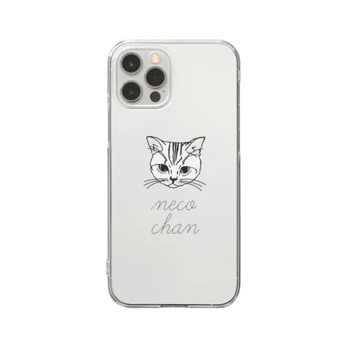 necochan02 Clear Smartphone Case