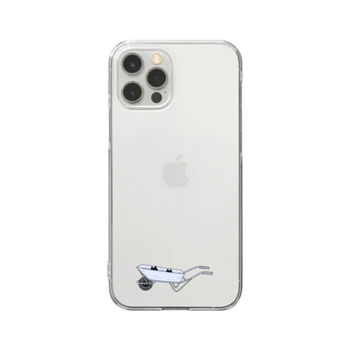 隠れねこたち Clear Smartphone Case