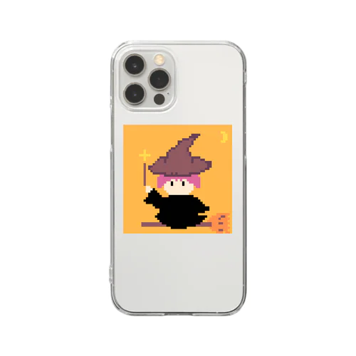 素敵な夜の魔女っ子ちゃん Clear Smartphone Case