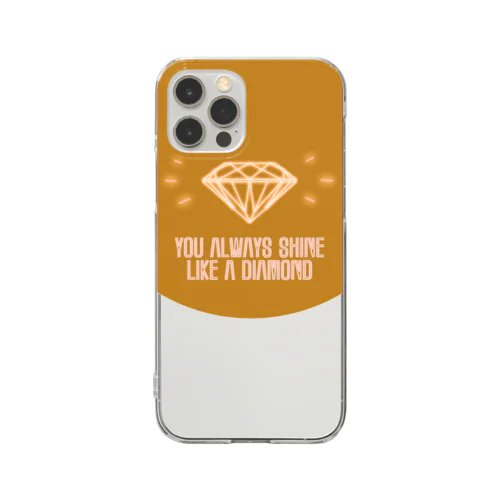 shine like a diamond Clear Smartphone Case