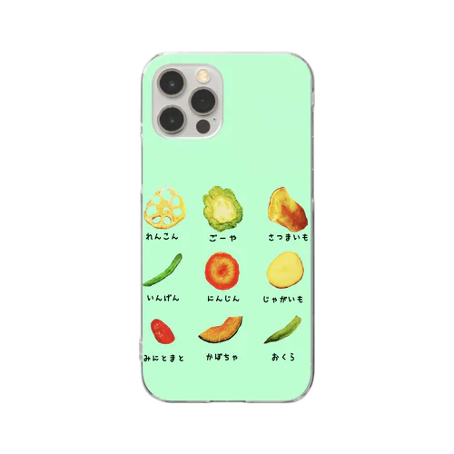 べじたぶるちっぷす Clear Smartphone Case