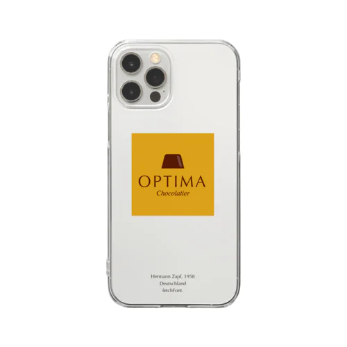 fetchFont.logos Optima Clear Smartphone Case