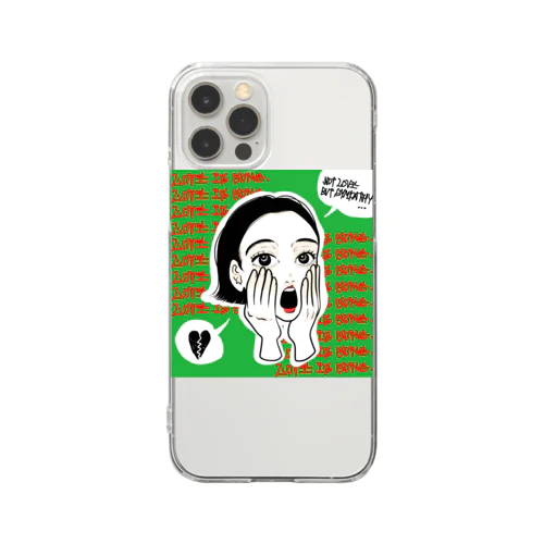 NOT　LOVE　BUT　SYMPATHY Clear Smartphone Case