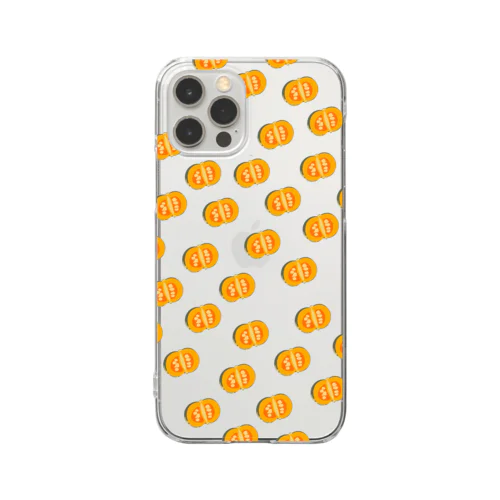 秋の味覚シリーズ・かぼちゃ Clear Smartphone Case