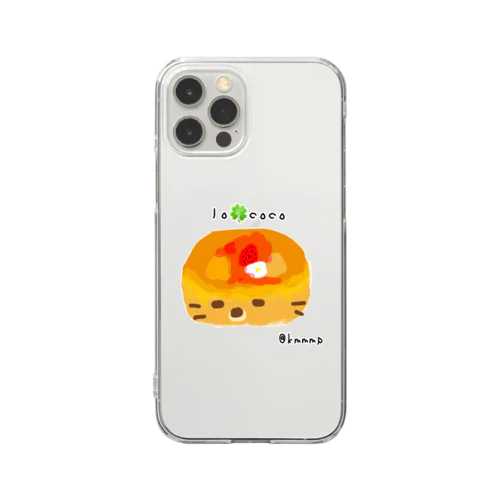 くまぱん　 lo🍀coco2022 Clear Smartphone Case