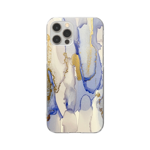 alcohol ink art №3 Clear Smartphone Case