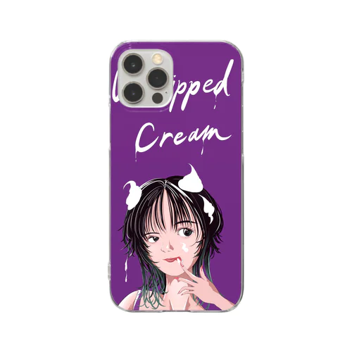 whipped cream Clear Smartphone Case