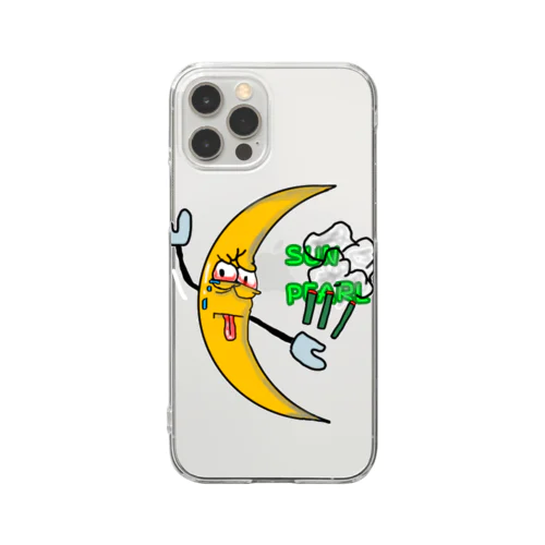 SUNPEARL moon Clear Smartphone Case